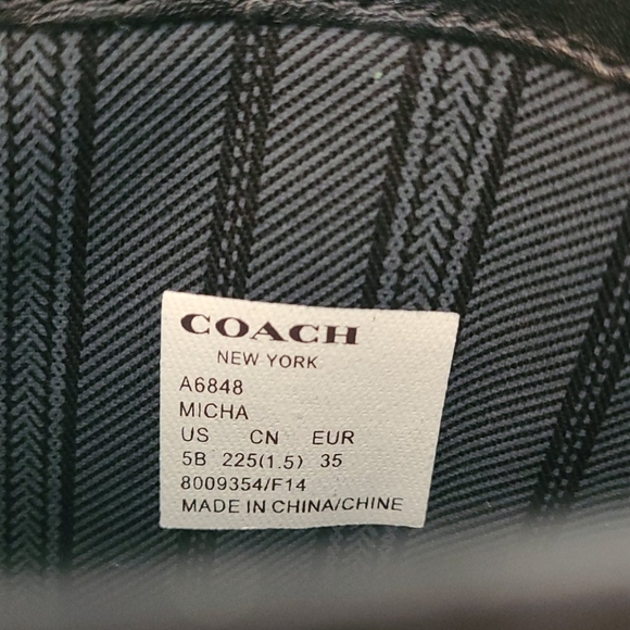 Coach Micha Calf Black Leather Boots - Picture 13 of 15